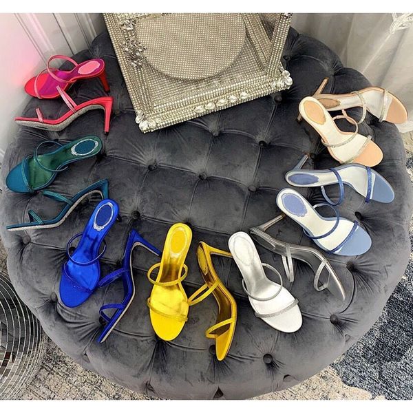 

slippers in early spring, the one-line slim band high heels and thin are to wear out slippers. women's shoes oz6v, Black