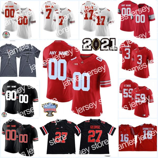 James Mens 2022 Playoff College Ohio State Buckeyes Fußballtrikot 97 Joey Bosa 97 Nick Bosa 45 Archie Griffin 27 Eddie George 32 Jack Tatum 16