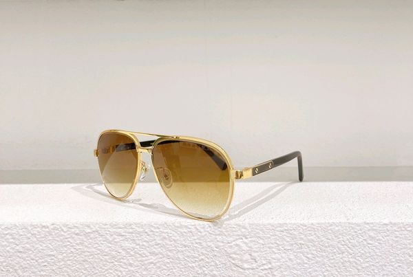 

gold brown shaded pilot sunglasses designer men wrap mask sun glasses shades uv400 protection with box, White;black