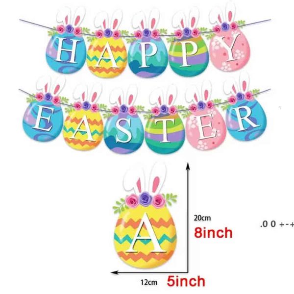 

stock easter party decor flags colorful happy easter letter bunting diy hanging flag easters eggs home decorations parties supplies xu