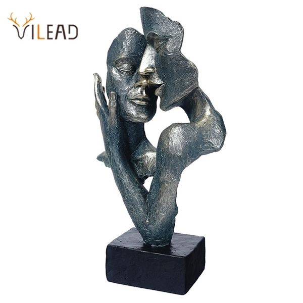 VILEAD Figure astratte retrò Vintage Busto Statua Resina Artigianato Figurine Decorazione della casa Soggiorno Interno Scrivania Decor 220329