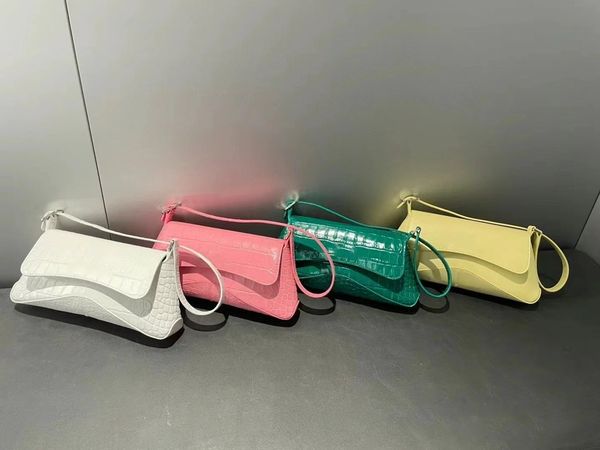 

luxurys handbag shoulder bag brand loulou b-shaped designer seam leather ladies metal chain clamshell messenger gift box wholesale