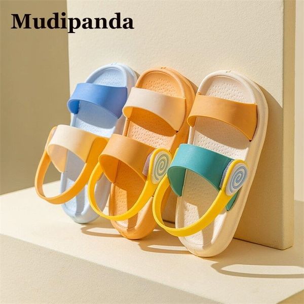 

kids sport sandals light summer children girls beach sandals non slip baby slipon casuals shoes teen student outdoor flat shoe 220609, Black;grey