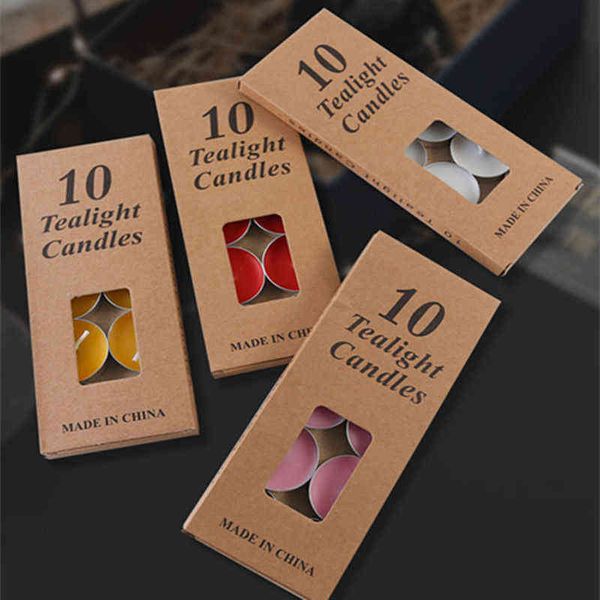 

factory outlet fire paint candle seal smoke-fast small melting pot white wax 10 candlesticks aromatherapy set home props