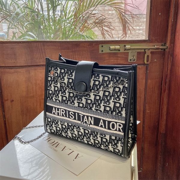 

large canvas female messenger new black capacity soft leather one chain clearance outlet sale