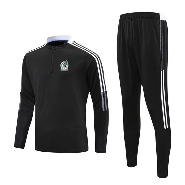 Mexiko-Fußballnationalmannschaft, Fußball-Trainingsanzug für Erwachsene, Trainingsanzug, Fußballjacke, Trainingsanzüge, Laufsets für Kinder, individuell anpassbar