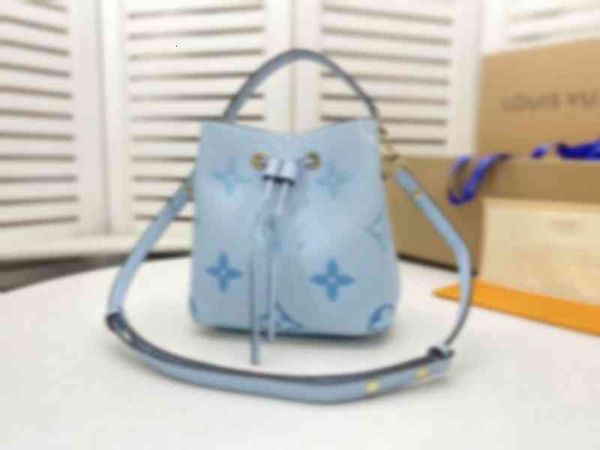 

bags brand 20 women shoulder bucket bag gift classic unique style soft fashion clutches luxury m45709 size texture handbag holiday back fmoq, Brown;gray