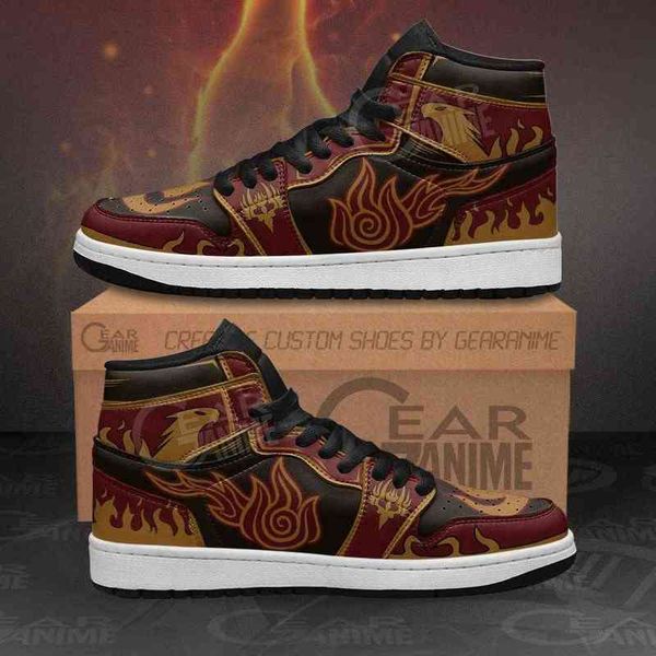 

avatar fire nation sneakers the last airbender custom shoes, Black
