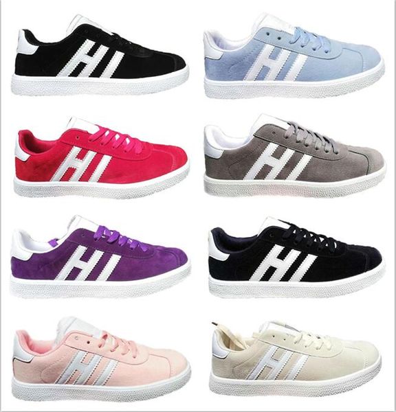 

2022 men women casual gazelle racer black blue pink walking shoes 36-45