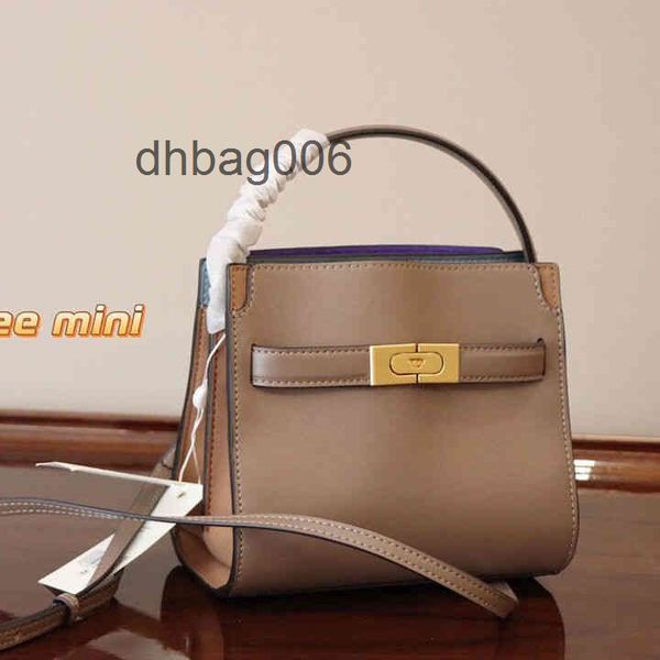 

2022 double lee designer toryburchs shoulder cowhide bags series mini tot daily leisure versatile messenger bag 5a8p