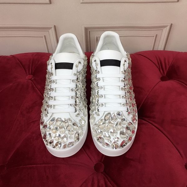 

women lace-up platform casual sneakers hiking designer shoes crystal round toe genuine leather flats zapatillas mujer low top