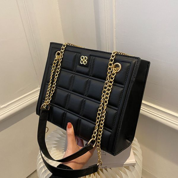 

bag women's 2022 new embroidered thread chain tote fashion texture single shoulder messenger crossbody bags wholesale female handbags