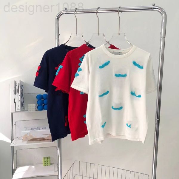 

women's sweaters designer spring and summer embroidered new style women's towel with short letters 22s b9ng, White;black