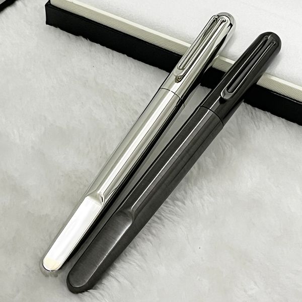 

giftpen gift pens heavy metal silver magnetic shut cap rollerball pen stationery business office supplies write with set box options