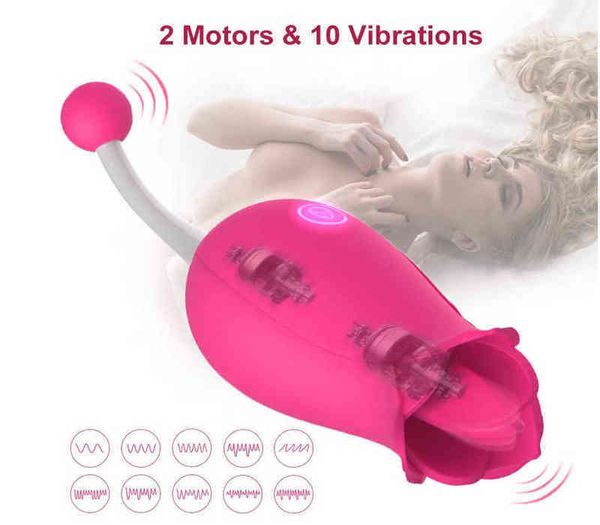 2023 Vibratoren Sweet Secret Women s Vibrating Stick Zunge lecken Masturbationsgerät Penis Adult Fun Products Neue Pedikelpunkte Masturbieren 220518
