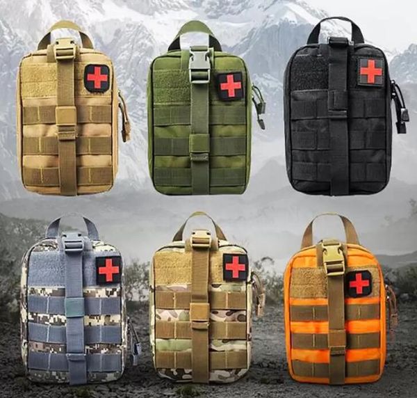 Pacchetti medici tattici all'aperto Kit di pronto soccorso IFAK Utility Pouch Borsa di emergenza per cintura di trattamento Marsupio EMT Multifunzionale SJSAJ1