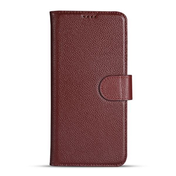 Echtleder Litschi Muster Flip Wallet Handyhülle für Samsung S10e Note 10 Pro Note 20 Ultra S22/S22 Plus/S22Ultra Schutzhülle