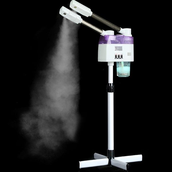 HotCold Spray Machine Vaporizzatore facciale Home Spa Ozono Cottura a vapore Ion Sparyer Vaporizzatore viso Cura della pelle Intensità regolabile