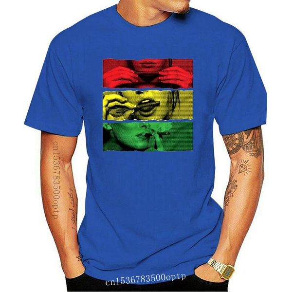 Camisetas masculinas camisetas Rasta Color