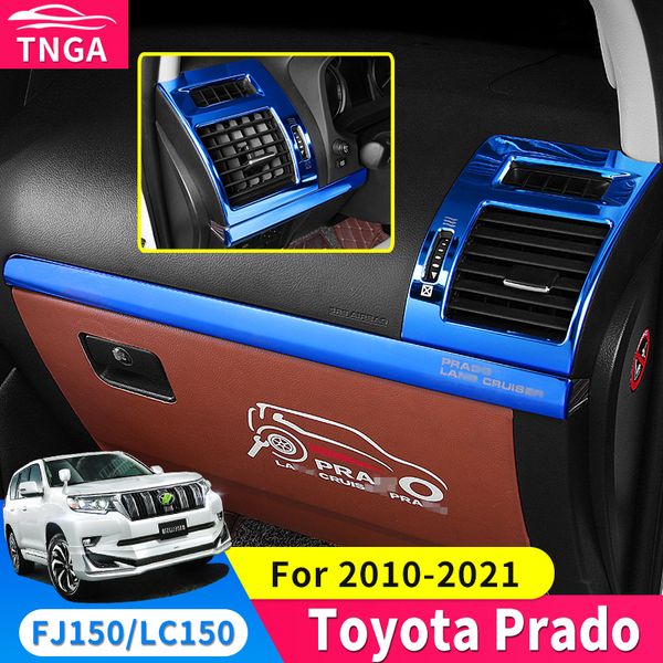 

stainless steel air conditioning vent decoration accessories for toyota land cruiser prado 150 fj150 modification accessories