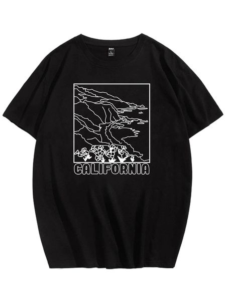 

romwe guys letter graphic tee z9mp#, White;black