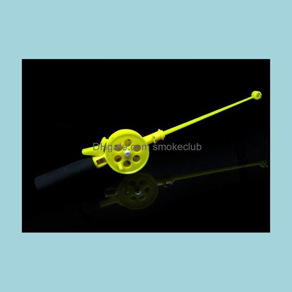 Canne da spinning Pesca Sport all'aperto 5Pcs Mini Rod Rodss per bambini Ice Pole Reel Line Bobber Portable Pocket Plastic Drop Delivery 20