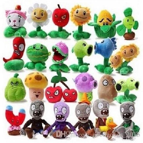 

plants vs zombies plush toys 13-20cm plants vs zombies pvz plants soft plush stuffed toys doll game figure toy for kids b980k2955