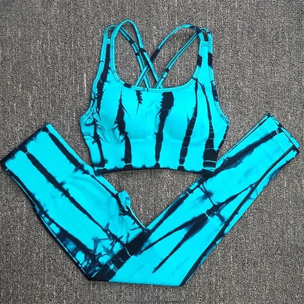 

2pc seamless women yoga set workout sportswear gym clothing fitness clothes bra high waist leggings suit 220317, Gray