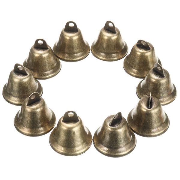 Outros suprimentos de festa de evento 10pcs 38mm Brass Christmas Decoration Jingle Bells Pingentes de estimação pendurados para festival Fazendo sinos de vento decorat