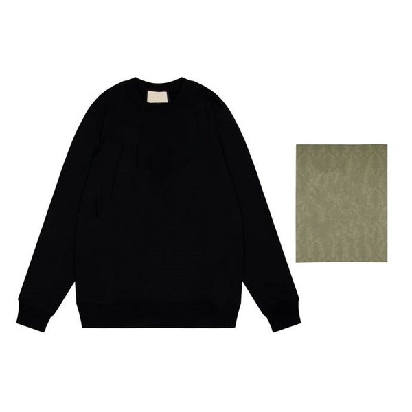 

mens sweatshirts fashion mens casual round long sleeve sweaters men women letter printing hoodies many colors, Black