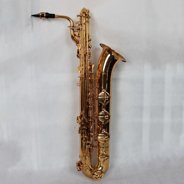 

high grade professional gold plated tone eb baritone saxophone