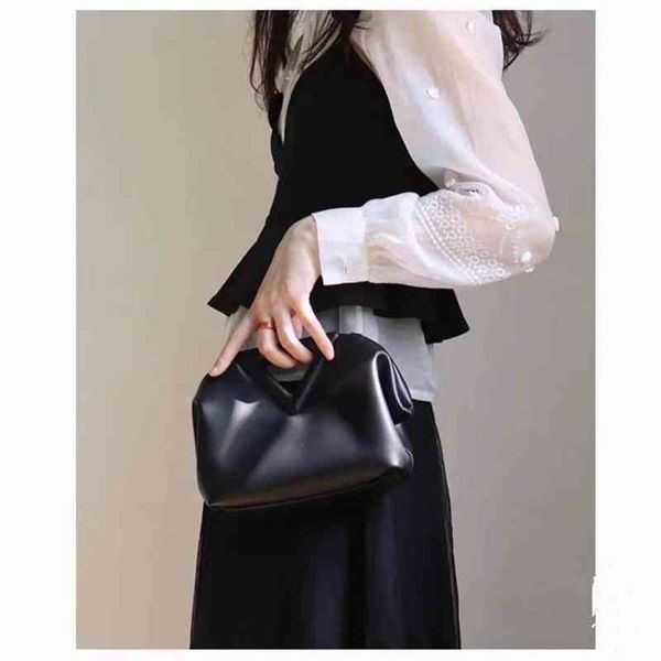 

2023 designer bags bottegass crossbody venetas triangle women's small point one shoulder diagonal leisure leather rd89 ukn1