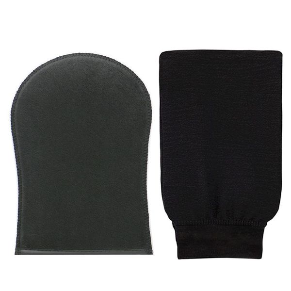 

self tan mitt & exfoliating mitt used for self tanning and dead skin tan