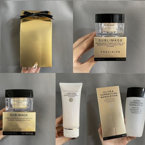 

hydra set body excellence hand cream foam cream lotion eye cream, White