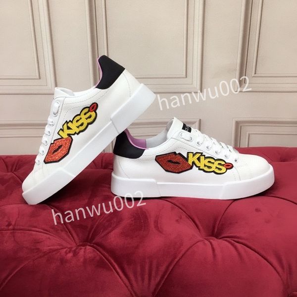 

2022 men sneaker shoes white leather calfskin sneakers technical knit women platform blue grey run trainers, Black