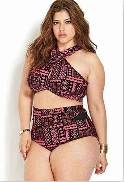 

swimsuit high fattening waist bikini swimsuit split large, White;black