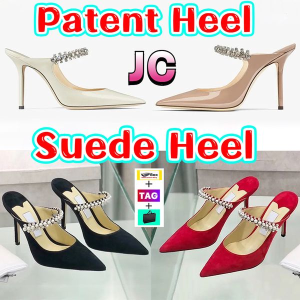 

new dress shoes women designer high heels bing heeled mule womens london crystal strap pumps fashion lady patent suede heel sandals ladies w, Black