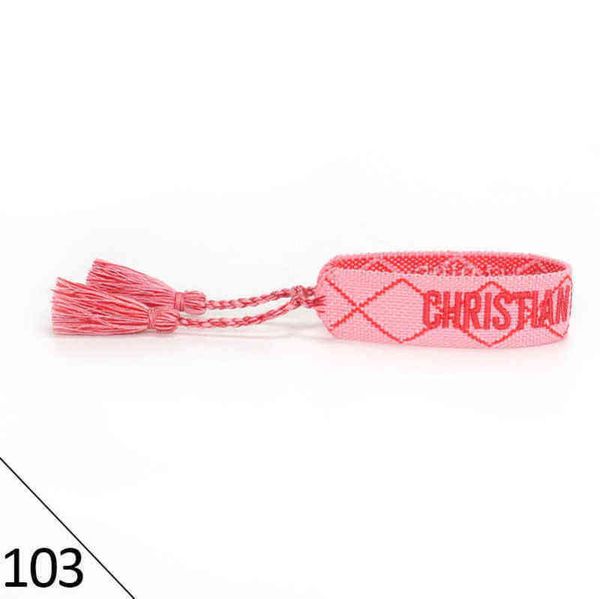 

designers brand adjustable bracelet luxury woven friendship bangle for women men vintage braided bangles embroidery tassel bracelets jewelry, Golden;silver