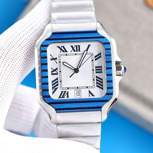 

mens watch automatic mechanical movement wristwatches 38mm waterproof fashion wristwatch, Slivery;brown