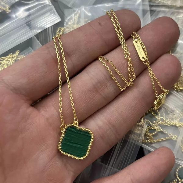 

vintage 925 silver four leaf designer classic necklace fashion elegant clover necklaces gift for women&gilr's wedding luck jewelry 5 pe