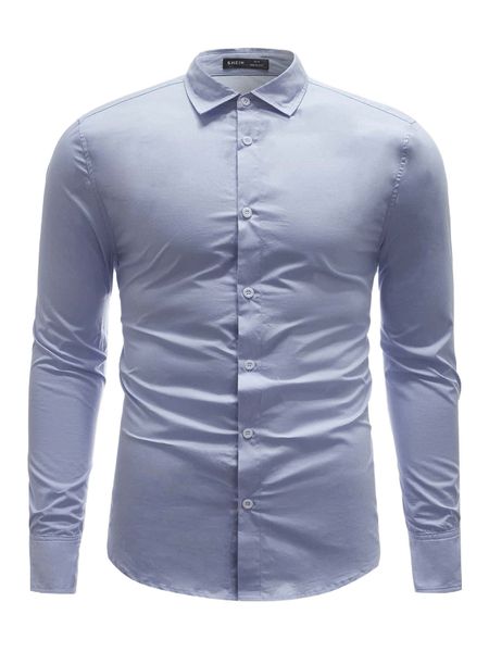 

men single breasted shirt p9ar#, White;black