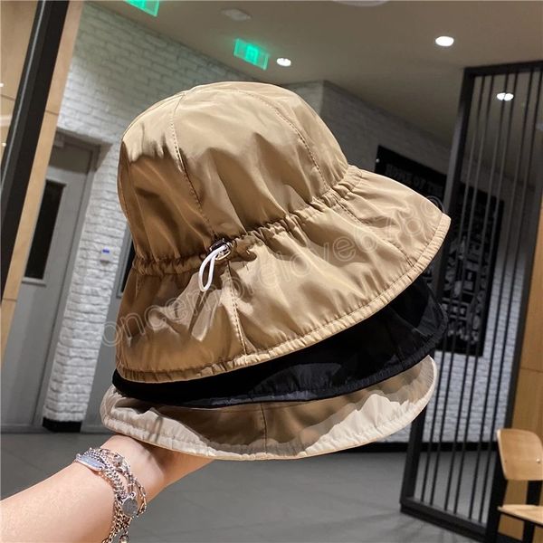 

summer women bucket hat solid color soft adjustable outdoor beach ladies sun hats wide brim sun protection panama cap, Blue;gray