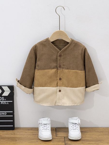 

toddler boys cut and sew coat she, Blue;gray