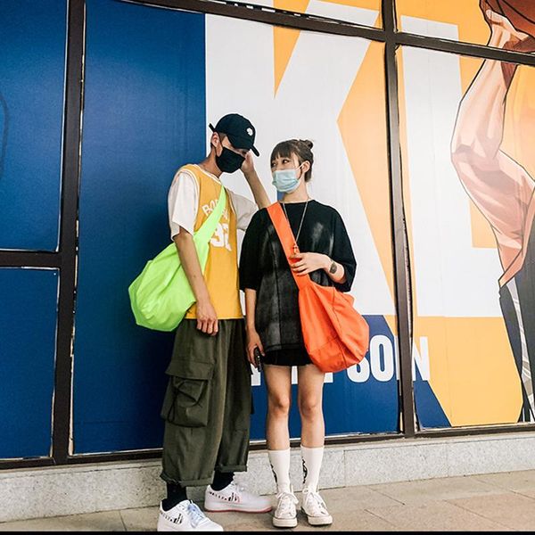 

outdoor bags sports travel bag men's single shoulder messenger female trend ins large-capacity leisure gym bagoutdoor