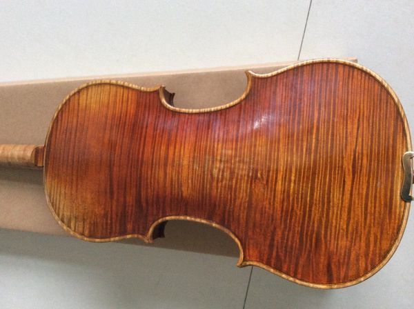 

new 4/4 violin stradi model 1715, old antique style , nice sound handmade 0531 violin