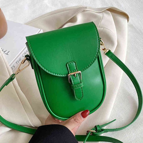 

summer candy color women's phone bag purses and handbags pu leather shoulder crossbody bags for women 2022 cute mini ladies sac g220517