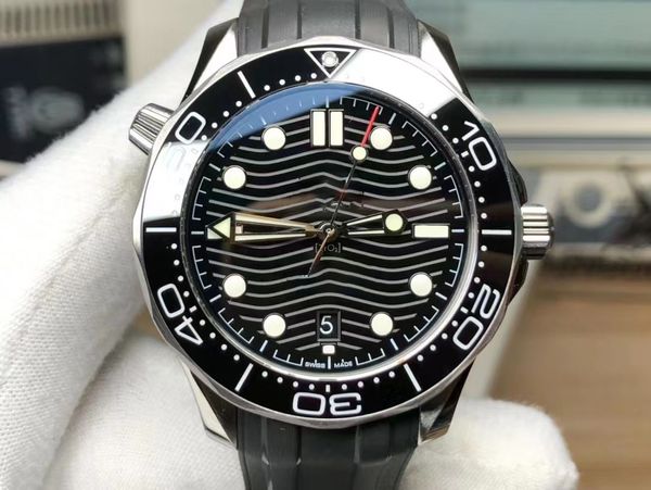 

watch sports stainless steel bracelet men's luminous aaa automatic mechanical calendar display back transparent folding button 42mm spo, Slivery;golden