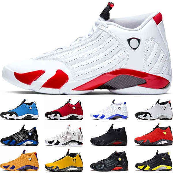 

men basketball shoes 14 14s gym blue red candy cane university gold hyper royal mens trainers sports sneakers size 40-47