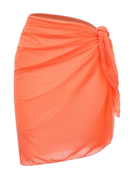 

plain knot sheer cover up y1pe#, White;black