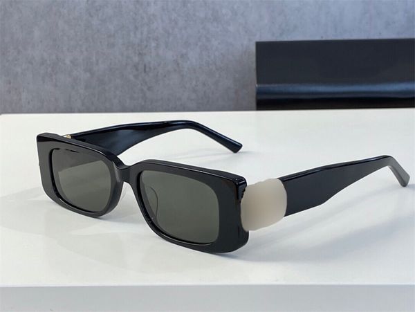 

square frame classic fashion men's and women's bb0096 with case uv400, White;black